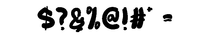 Super Display Font OTHER CHARS