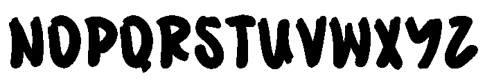 Super Display Font UPPERCASE