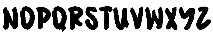 Super Display Font LOWERCASE