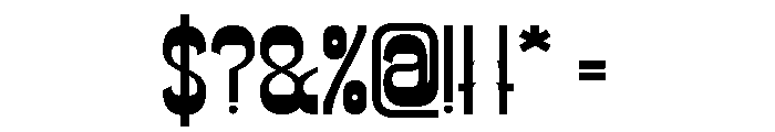 Super Easy Bold Font OTHER CHARS