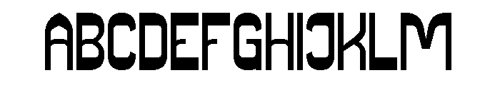 Super Easy Bold Font UPPERCASE