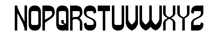 Super Easy Bold Font UPPERCASE
