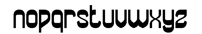 Super Easy Bold Font LOWERCASE