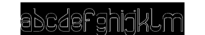 Super Easy-Hollow-Inverse FONT