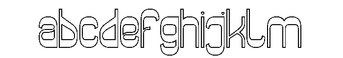 Super Easy-Hollow FONT