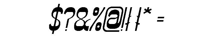 Super Easy Italic Font OTHER CHARS
