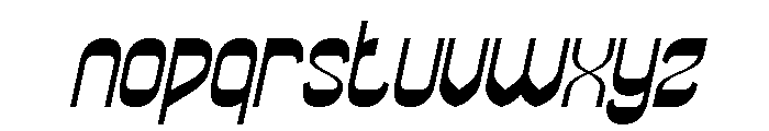 Super Easy Italic Font LOWERCASE