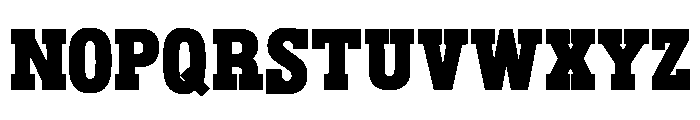 Super Football Regular Font UPPERCASE
