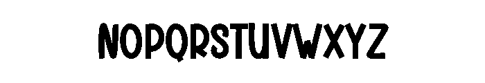Super Gingers Font LOWERCASE