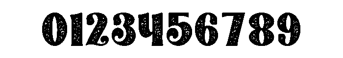 Super Lucky Grunge Font OTHER CHARS