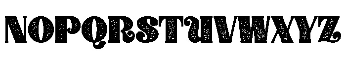 Super Lucky Grunge Font UPPERCASE