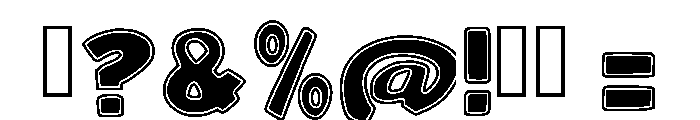 Super Lucky Regular Font OTHER CHARS