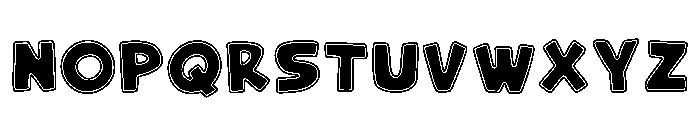 Super Lucky Regular Font UPPERCASE