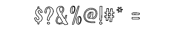Super Magic Duo2 Font OTHER CHARS