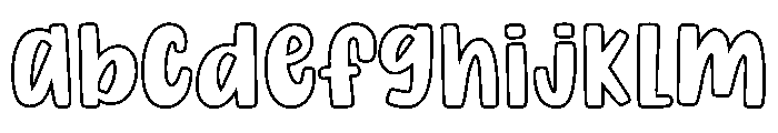 Super Magic Line Font UPPERCASE
