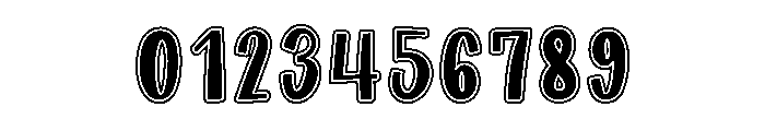 Super Magic Outline Font OTHER CHARS