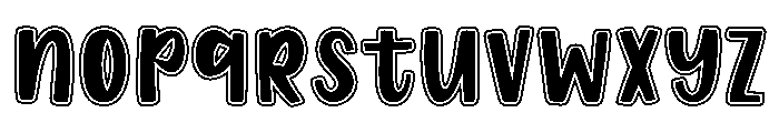 Super Magic Outline Font UPPERCASE