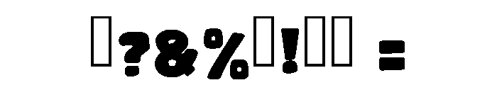Super Marto Regular Font OTHER CHARS