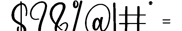Super Newyear Font OTHER CHARS