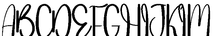 Super Newyear Font UPPERCASE