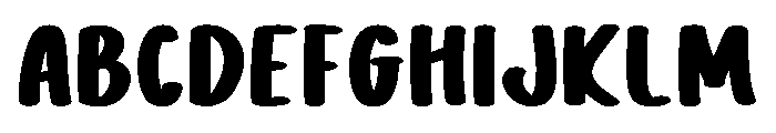 Super Notes Regular Font UPPERCASE