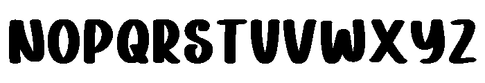 Super Notes Regular Font UPPERCASE