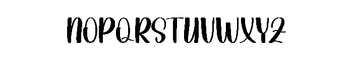Super People Font LOWERCASE