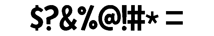Super Playful Font OTHER CHARS