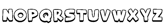 Super Pop Regular Font LOWERCASE