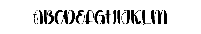 Super Quality Font UPPERCASE