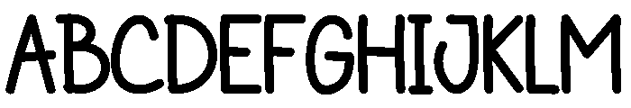 Super Random Font UPPERCASE