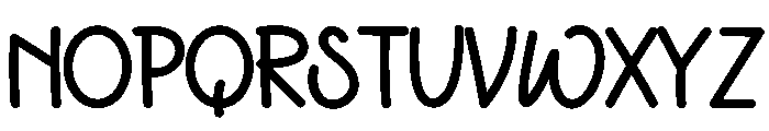 Super Random Font UPPERCASE