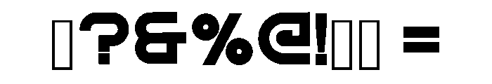 Super Robocop Regular Font OTHER CHARS
