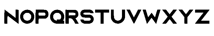 Super Robocop Regular Font UPPERCASE
