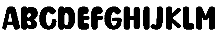 Super Roses Regular Font UPPERCASE