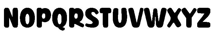 Super Roses Regular Font UPPERCASE