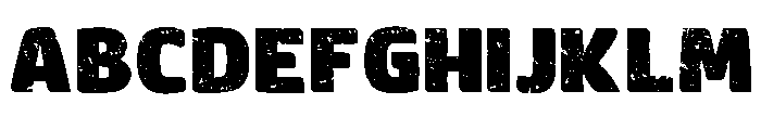 Super Rough Regular Font UPPERCASE