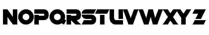 Super Sliced Font UPPERCASE