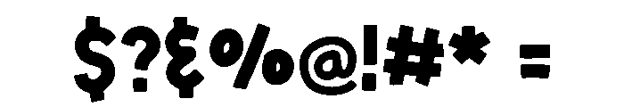 Super Spring Regular Font OTHER CHARS