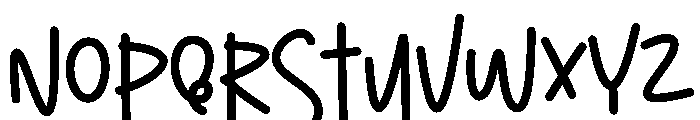 Super Starwar Font LOWERCASE