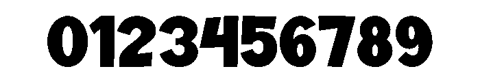 Super Thick Regular Font OTHER CHARS