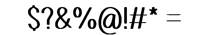 Super Tumbler Font OTHER CHARS
