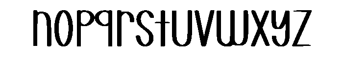 Super Tumbler Font LOWERCASE