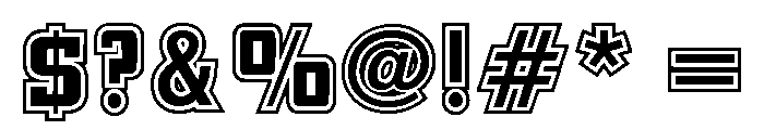 Super Varsity Regular Font OTHER CHARS