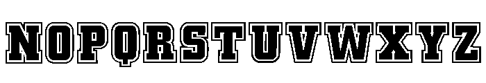 Super Varsity Regular Font UPPERCASE