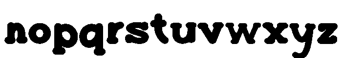 Super Woman Regular Font LOWERCASE