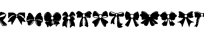 Super bow Font UPPERCASE