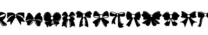 Super bow Font LOWERCASE