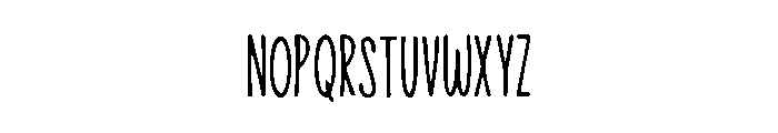SuperModel Font LOWERCASE