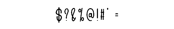 Superhuman Font OTHER CHARS